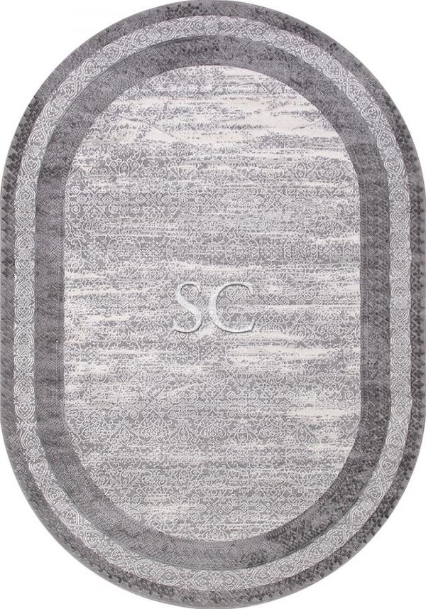 Ковер Armina 04041 grey/grey овал - картинка 1