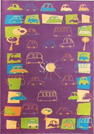 Детский ковер Funky Traffic violet