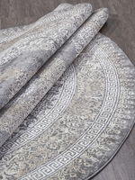 Ковер Armina 04073 grey/brown круг