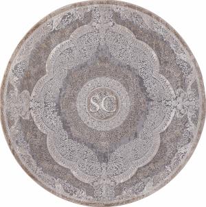 Ковер Armina 03880 grey/brown круг