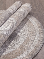 Ковер Armina 04073 grey/brown овал