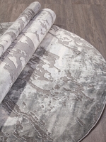 Ковер Armina 04075 grey/grey овал